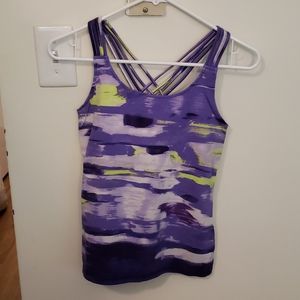 Calvin Klein purple workout tank